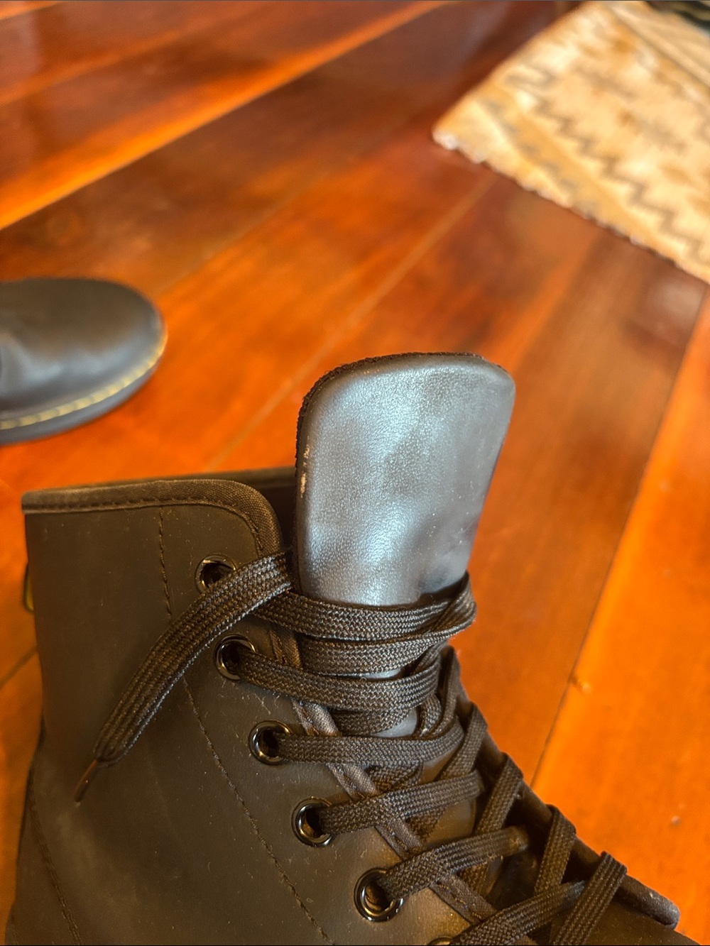 Dr. Martens Woman’s Black Lace-Up Boots - Picture 5 of 8